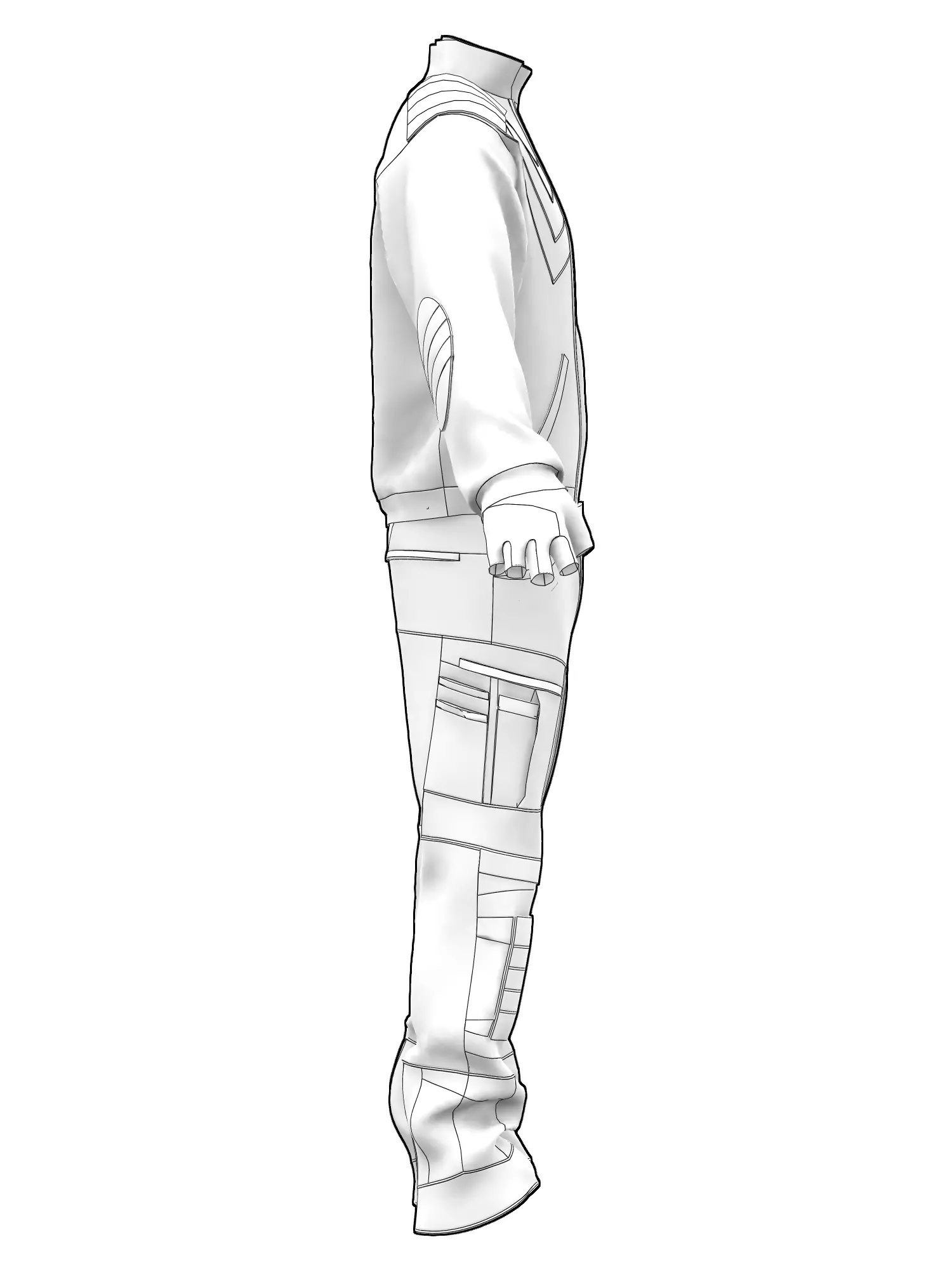 Fantasy and Cyberpunk Collection 3D model_36