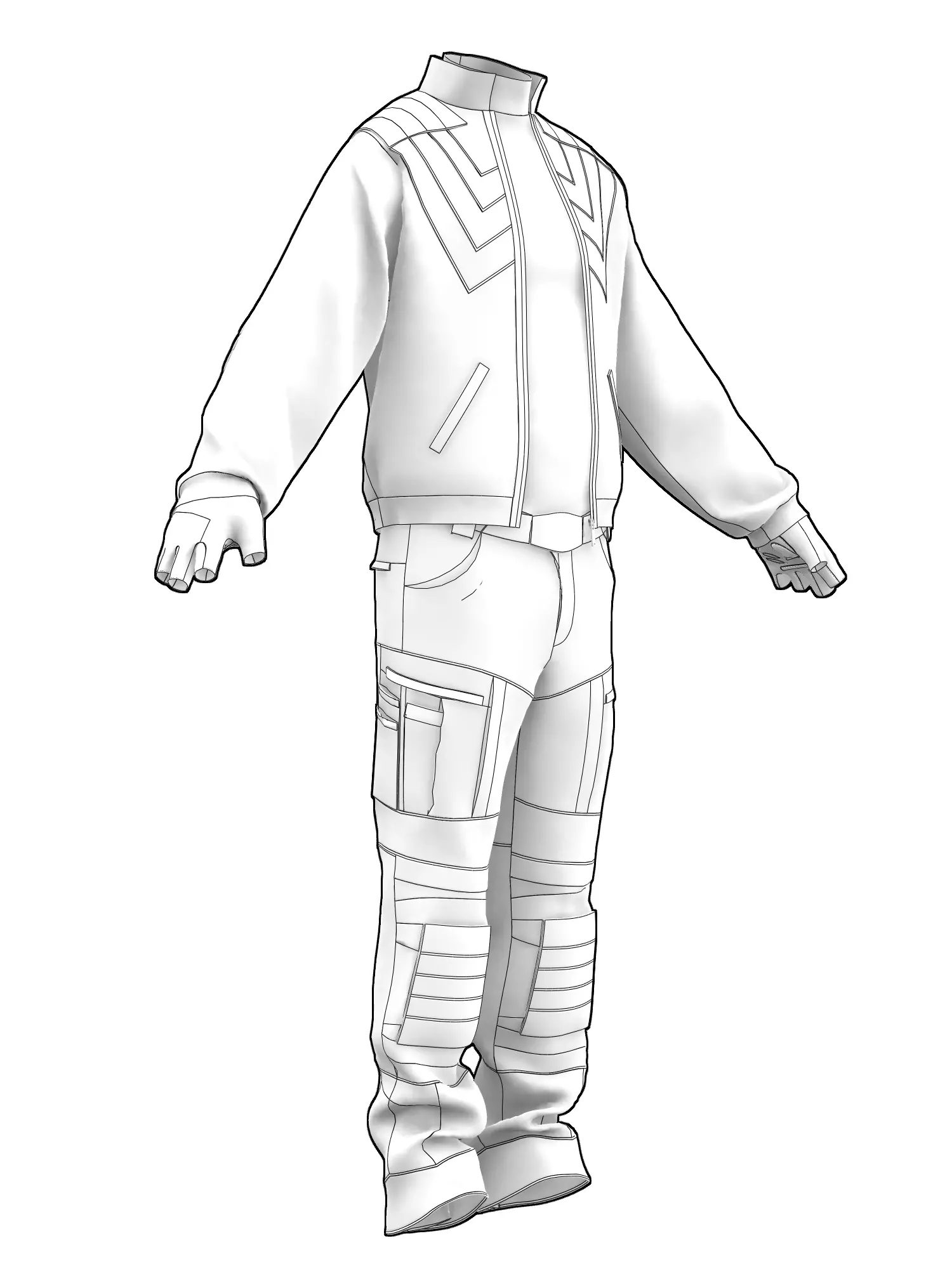 Fantasy and Cyberpunk Collection 3D model_37