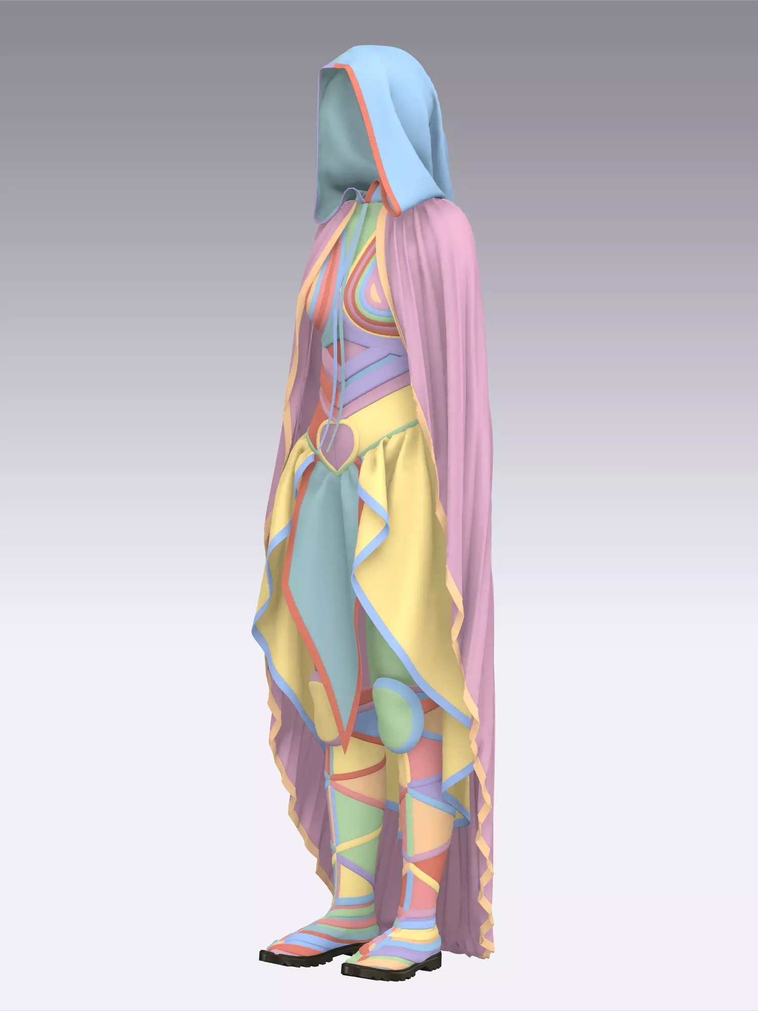 Fantasy and Cyberpunk Collection 3D model_22