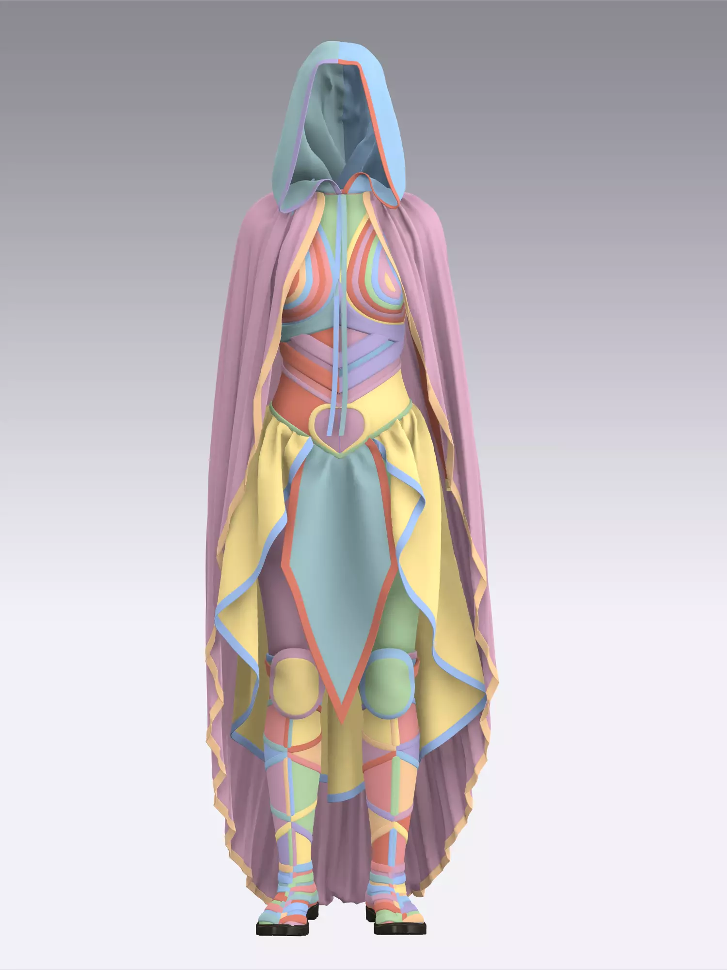 Fantasy and Cyberpunk Collection 3D model_21