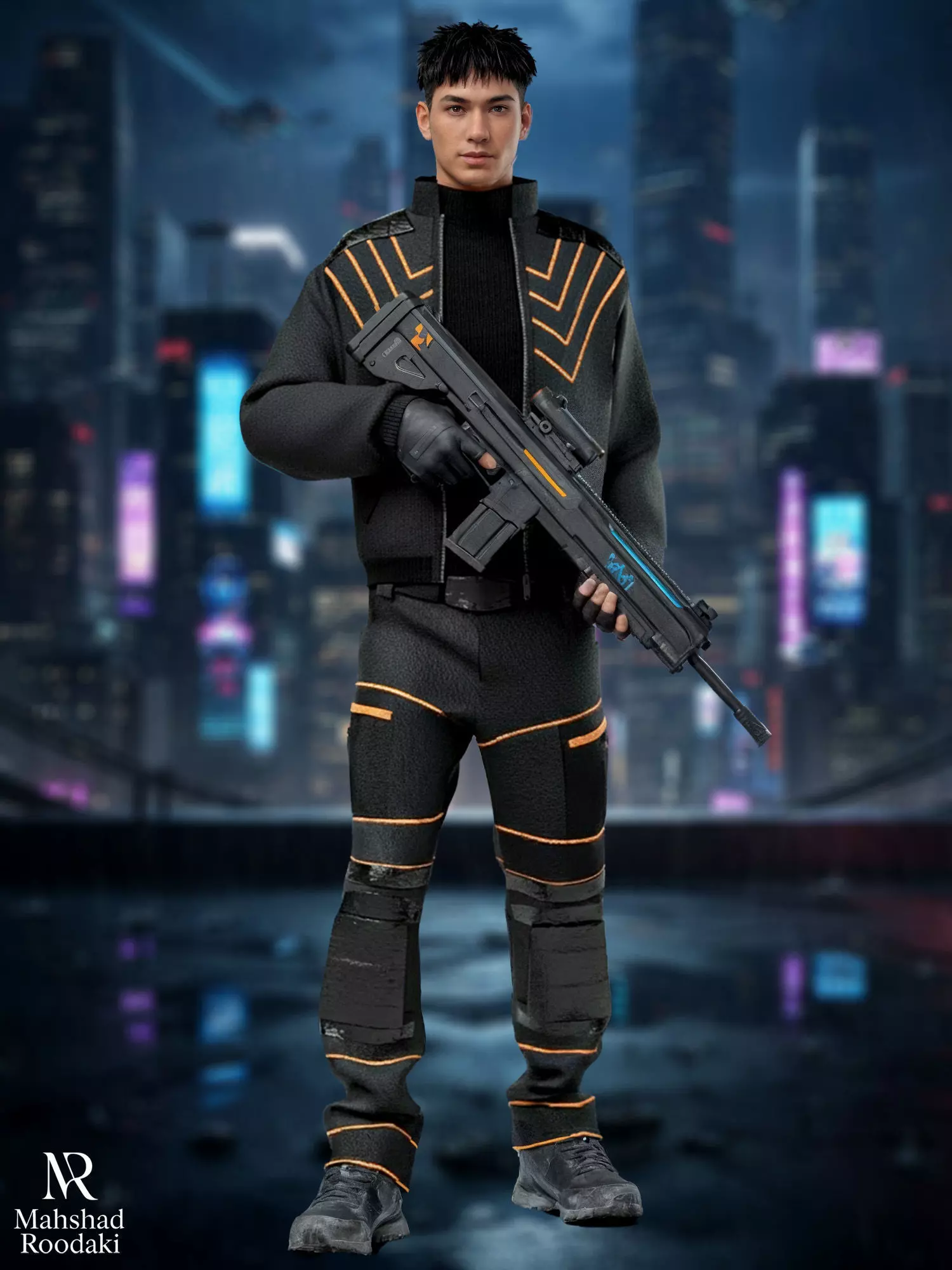 Fantasy and Cyberpunk Collection 3D model_7