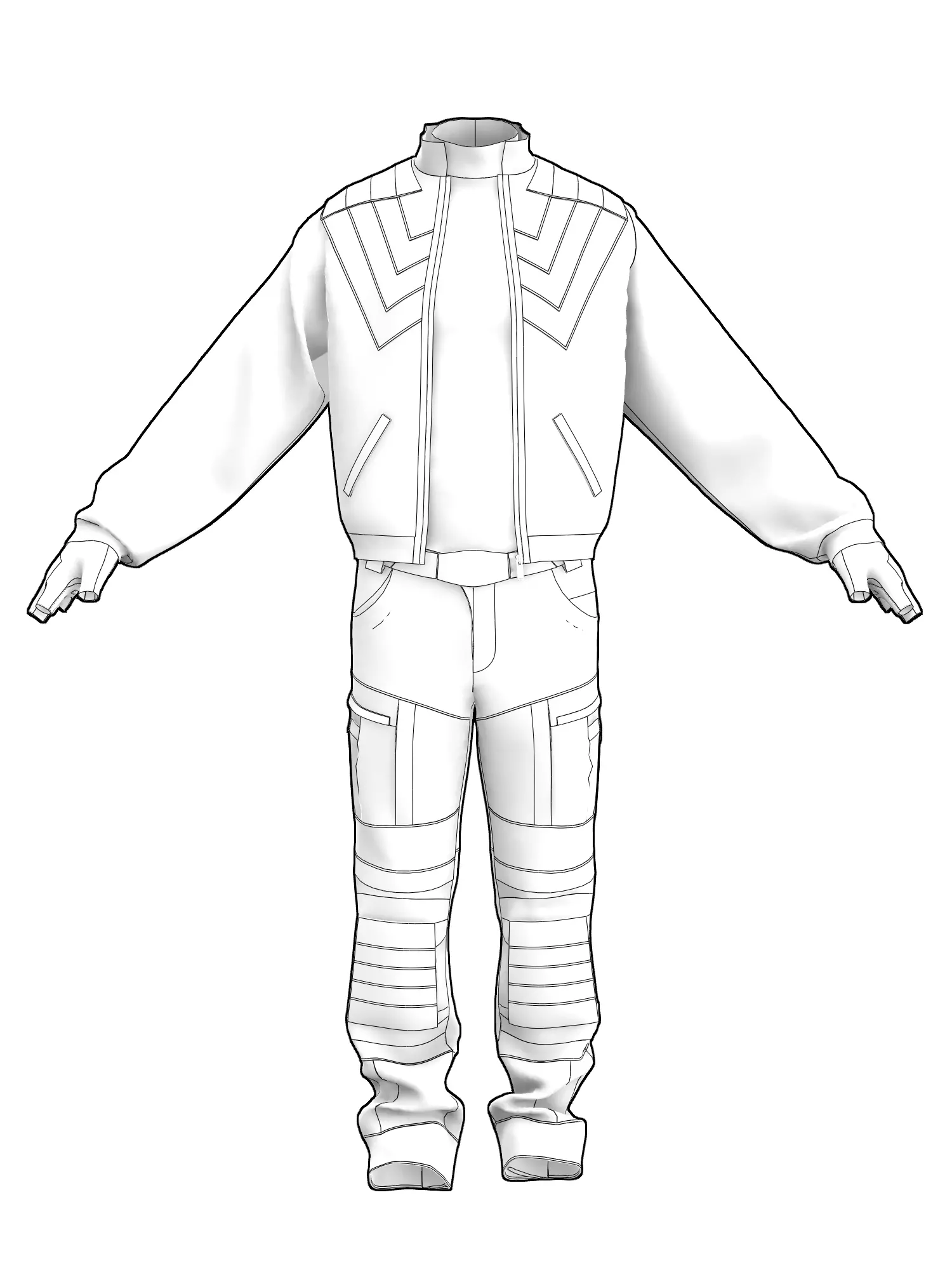 Fantasy and Cyberpunk Collection 3D model_29