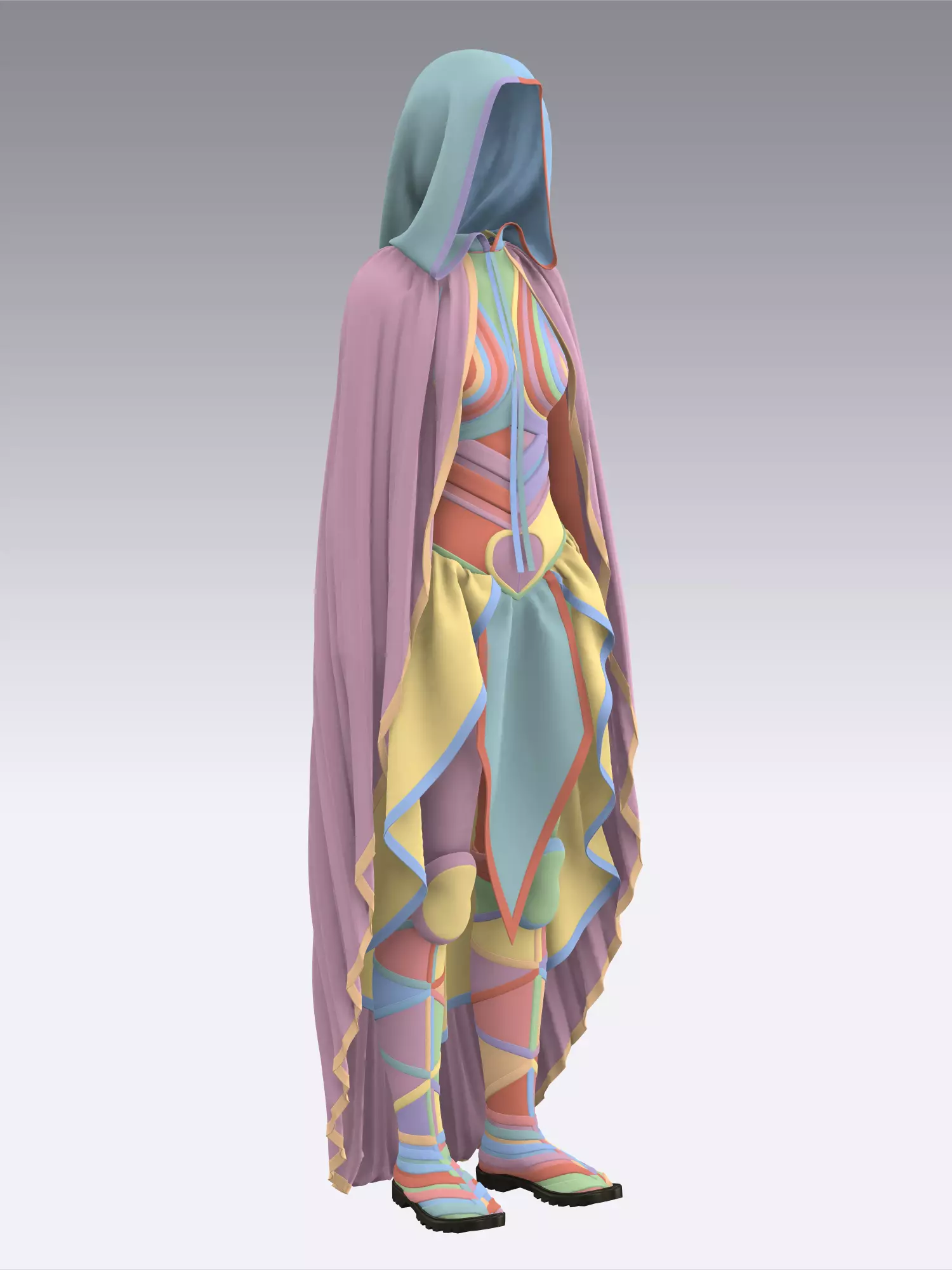 Fantasy and Cyberpunk Collection 3D model_27