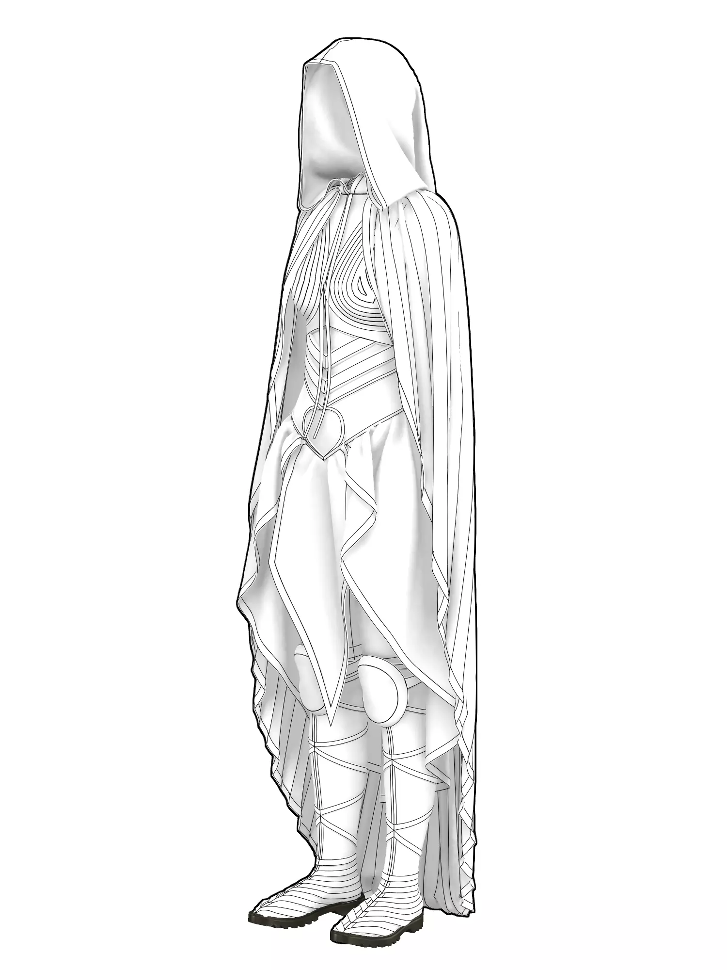 Fantasy and Cyberpunk Collection 3D model_14