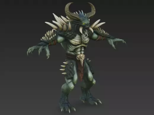 Monster 3d Model 3D model_1