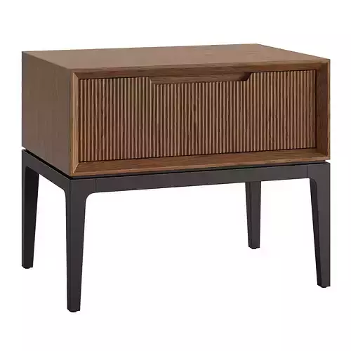 Velvet bedside table