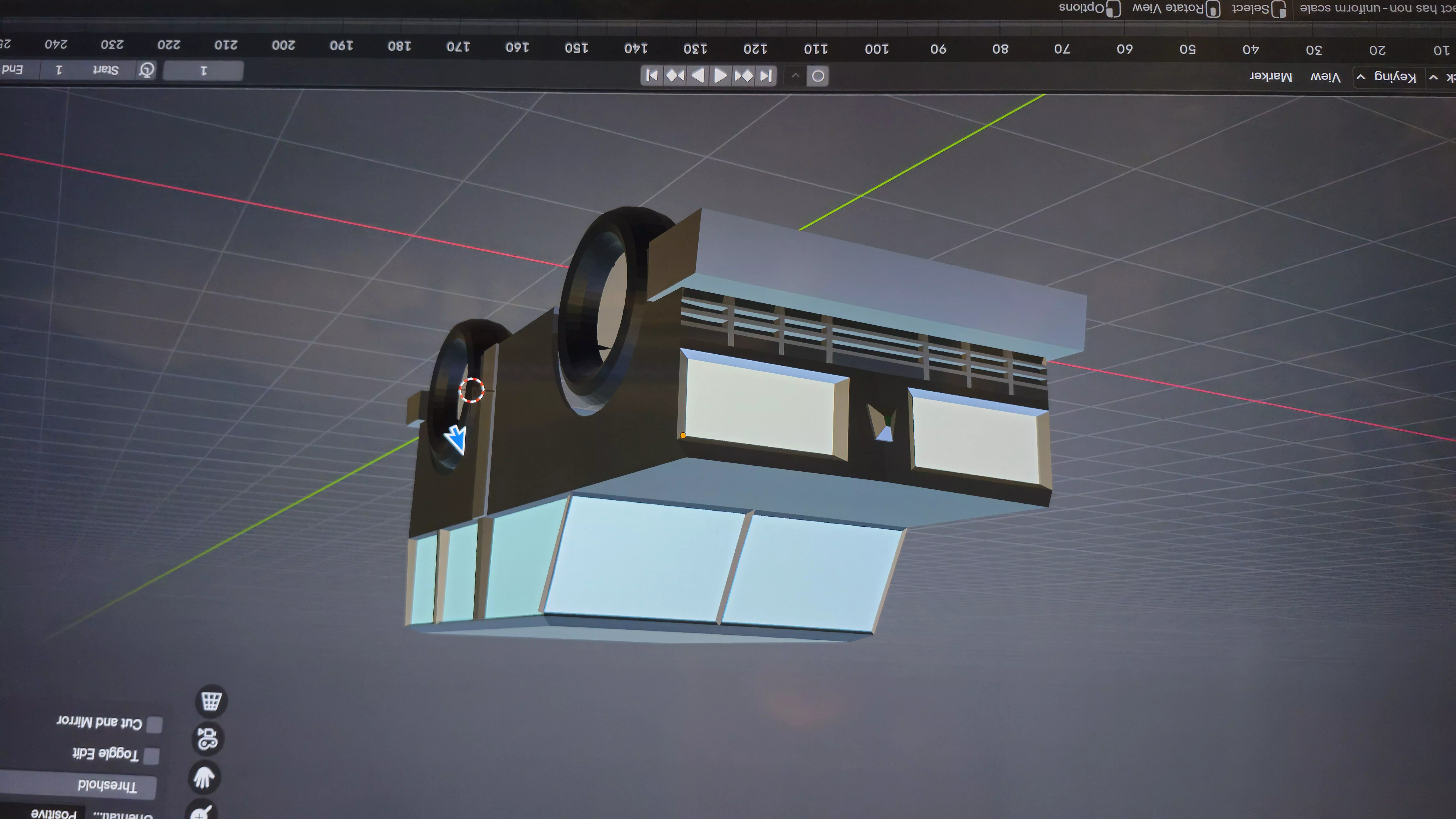 low poly stylized SUV Low-poly 3D model_7