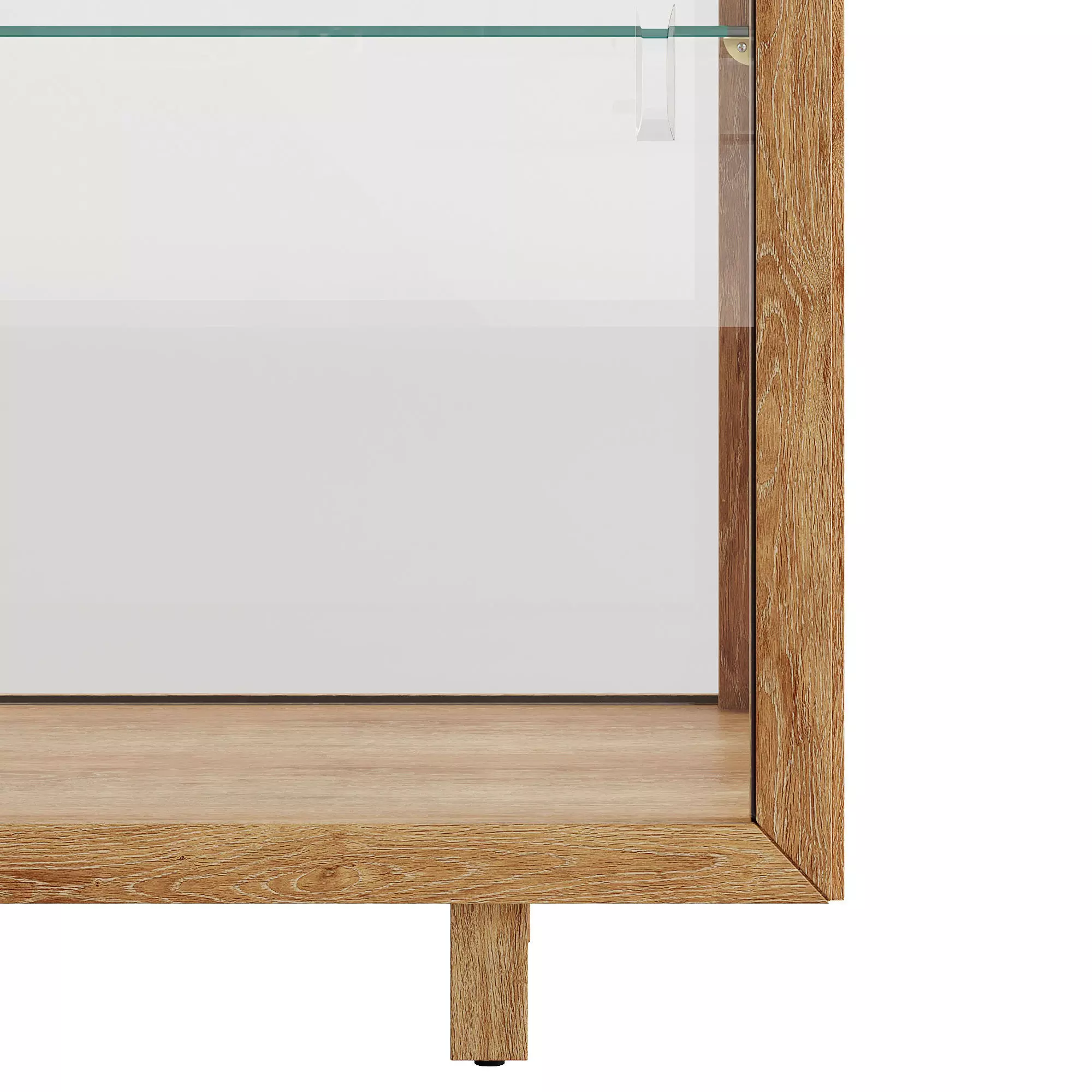 Glass-door Cabinet Stockholm 3D model_6