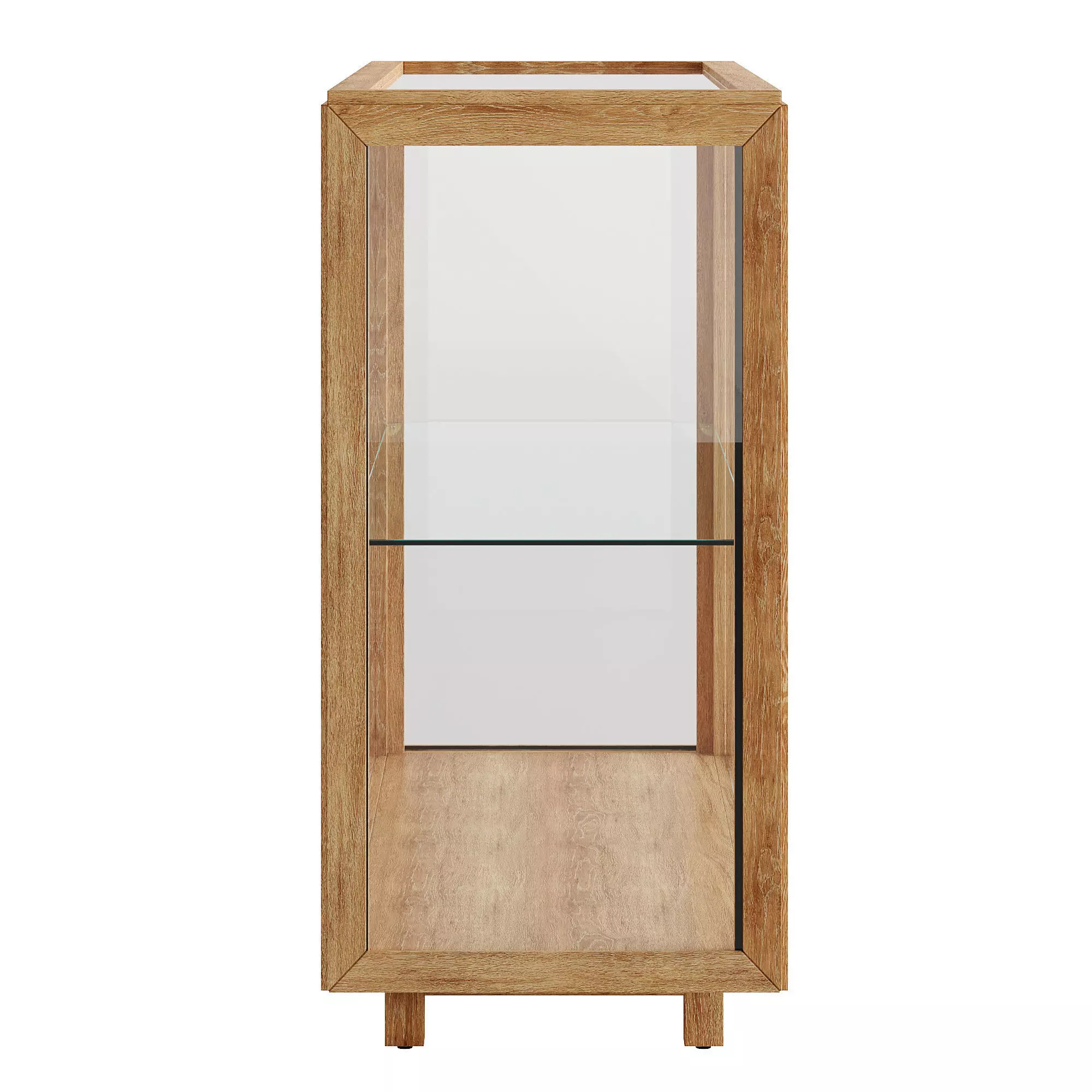 Glass-door Cabinet Stockholm 3D model_4