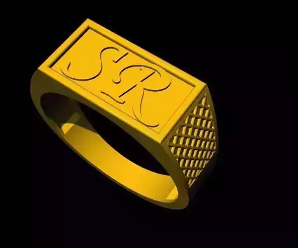 Signet ring 3dm file