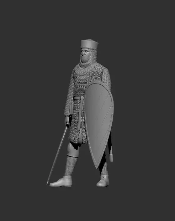 Battle warrior 3 3D print model_3