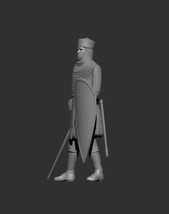 Battle warrior 3 3D print model_4
