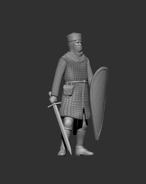 Battle warrior 3 3D print model_12