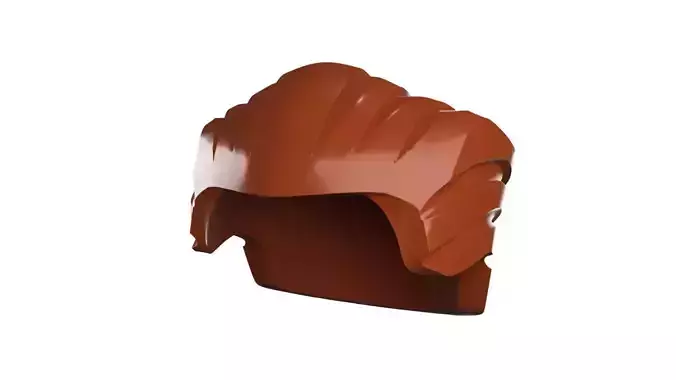 Custom3Dprint Minifigure Accessory - Minifigure Hair S2 - 001