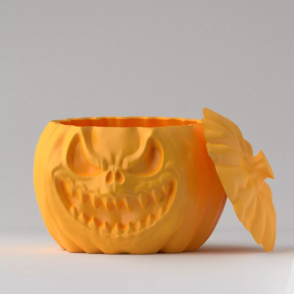 Jack-o-lantern Pack IV 3D print model_4