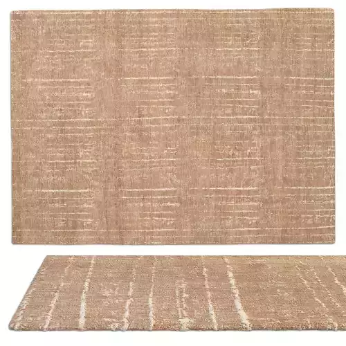 Varsha Silk Wool Rug Burnt Camel