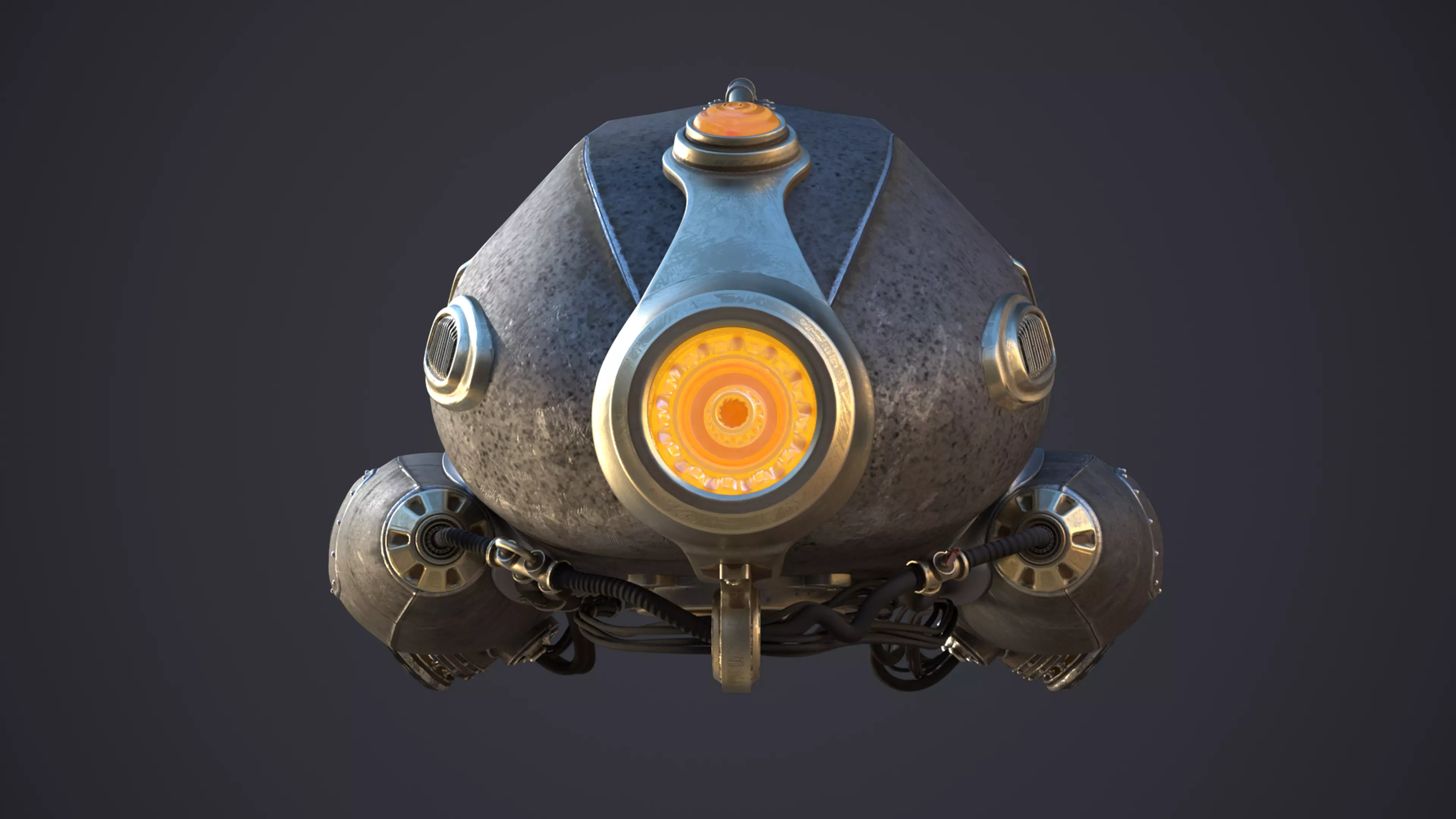 Sci-Fi Ship 3D model_5