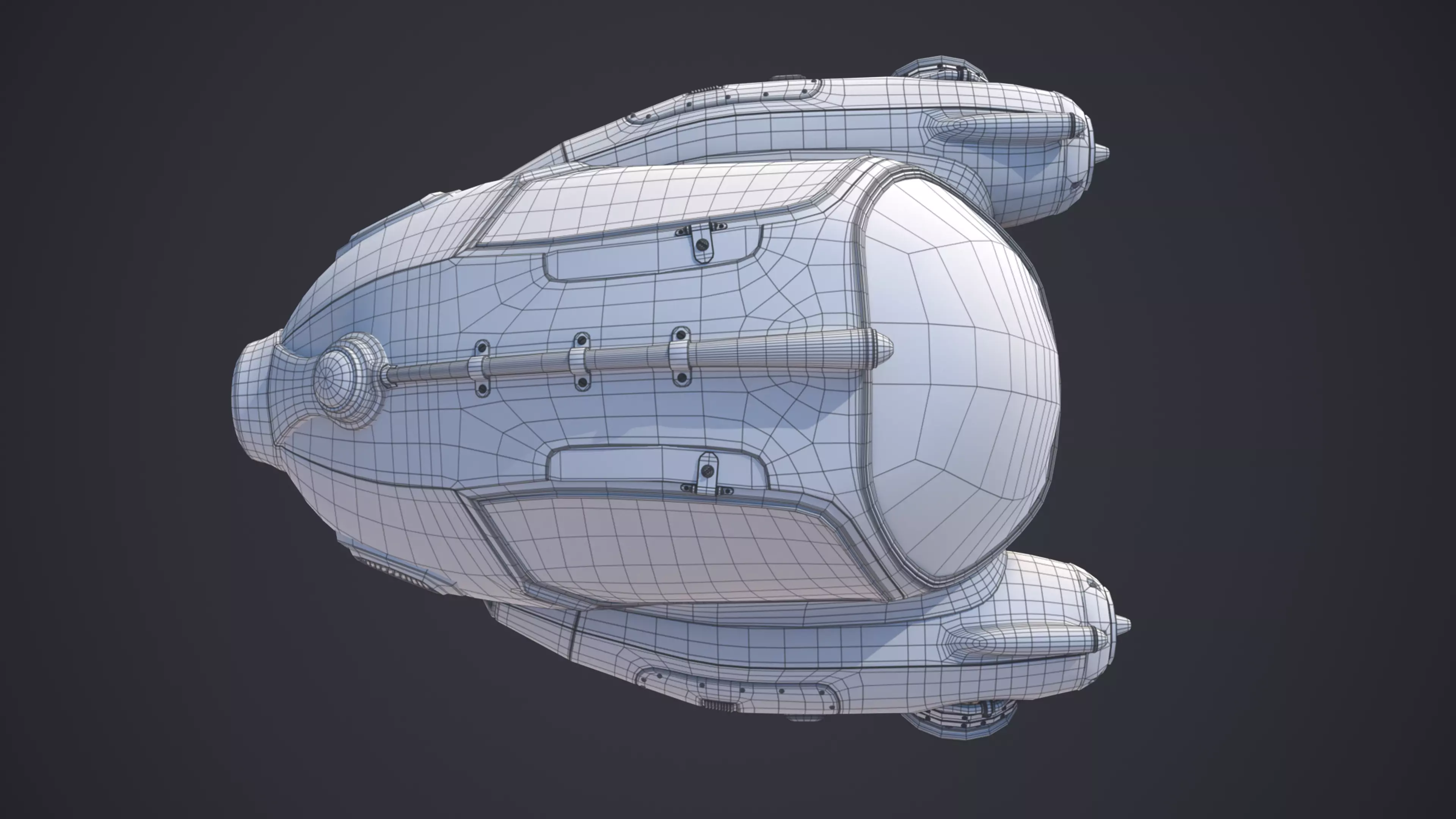 Sci-Fi Ship 3D model_15