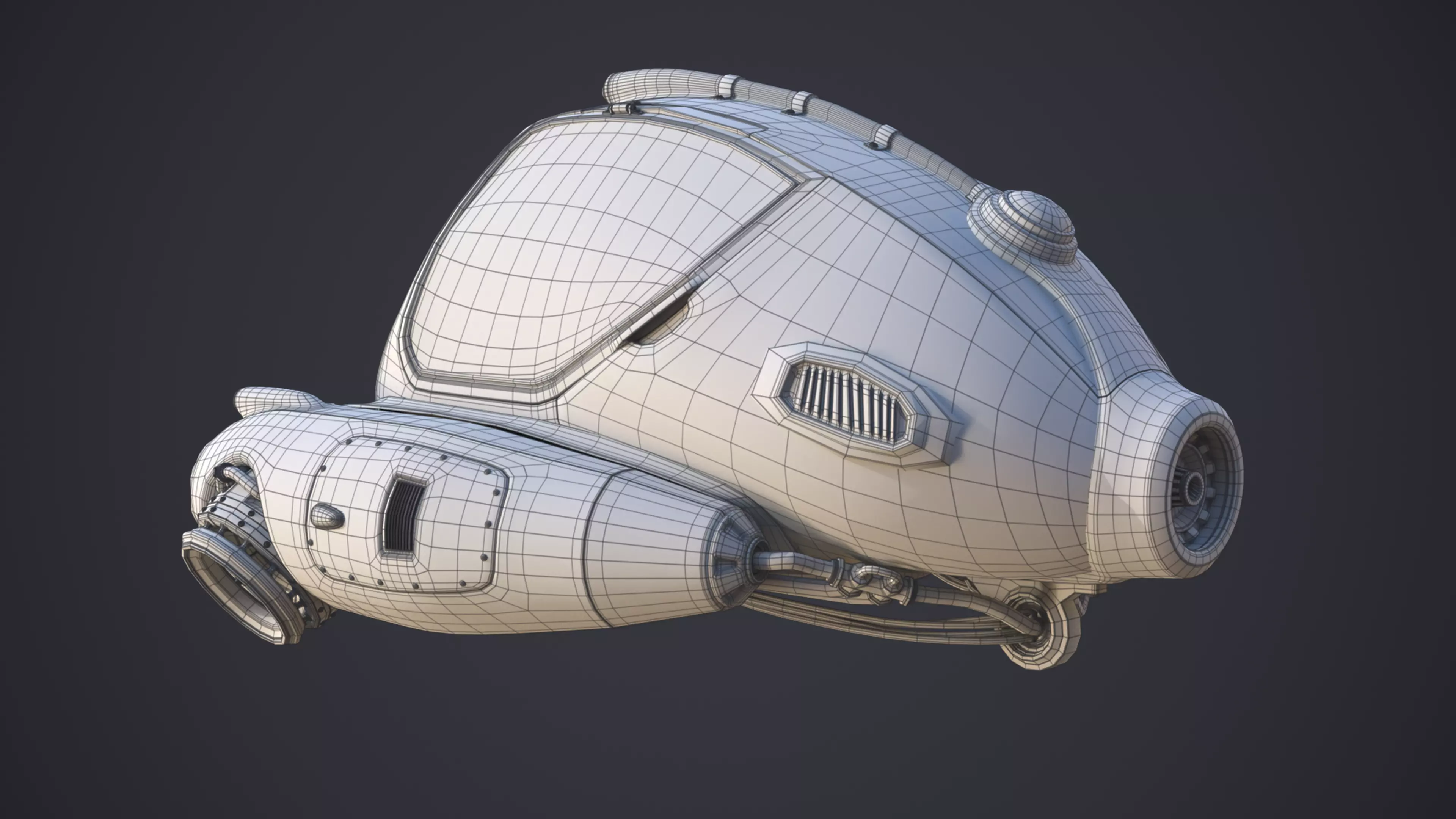 Sci-Fi Ship 3D model_13