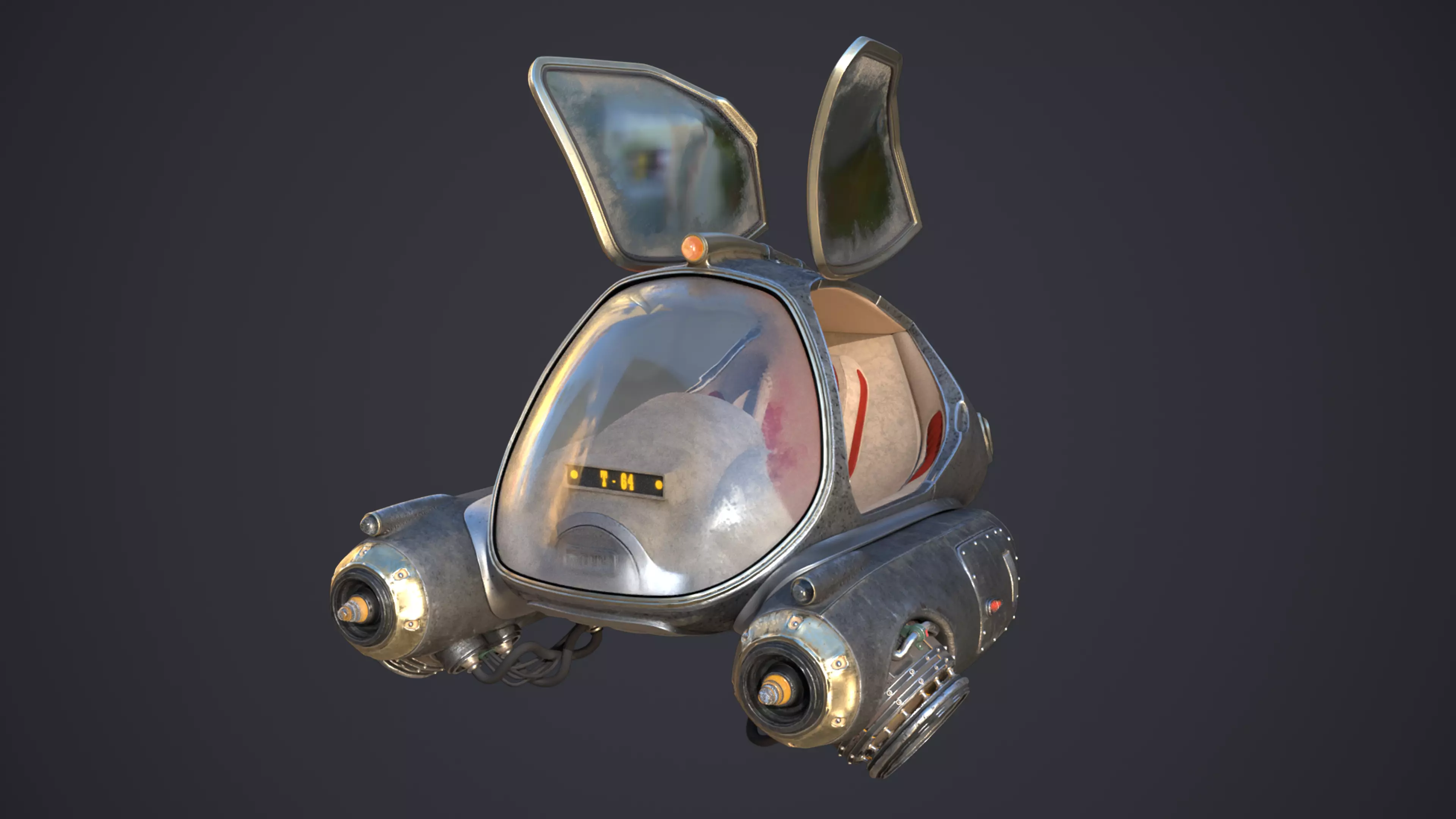 Sci-Fi Ship 3D model_9