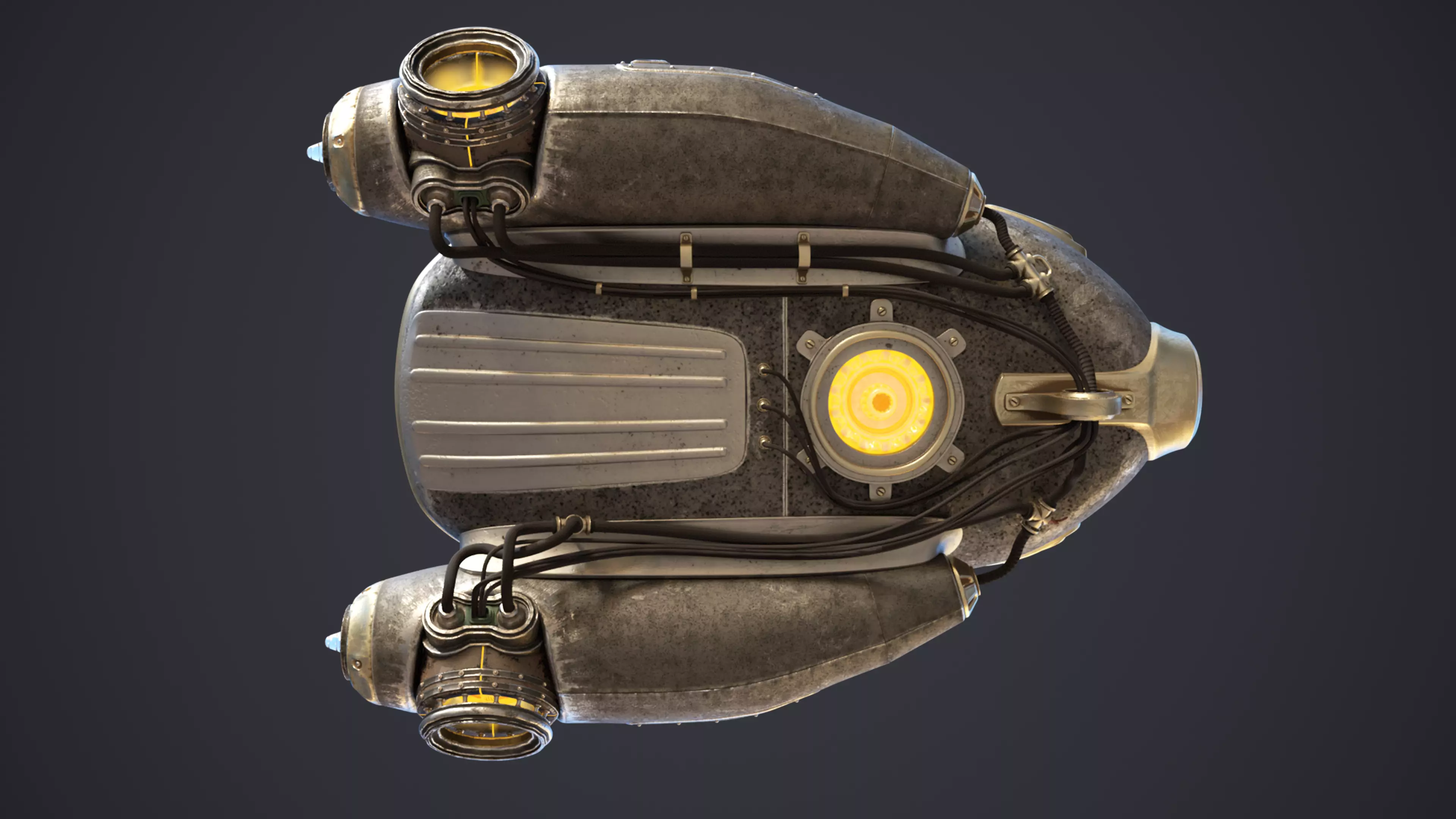 Sci-Fi Ship 3D model_11