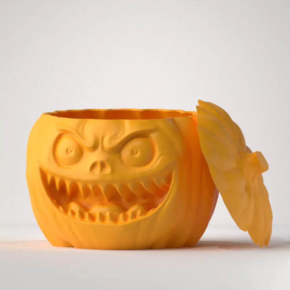 Jack-o-lantern Pack V 3D print model_2