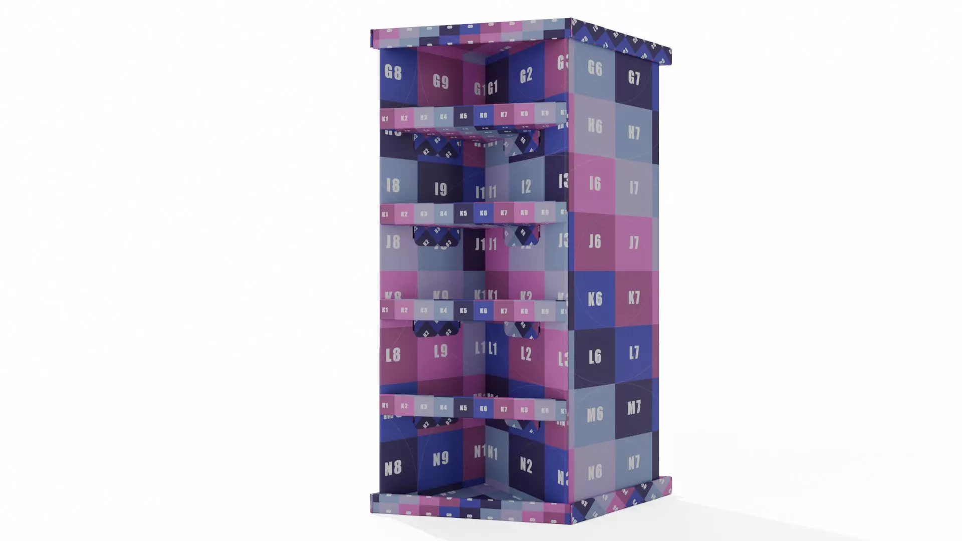 Point of Sale Cardboard Display Stand Texture_6