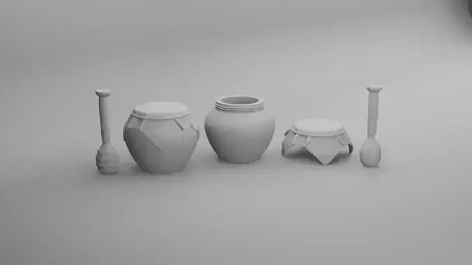 Miniature Honey Jars with Dipper Dollhouse Food Kitchen