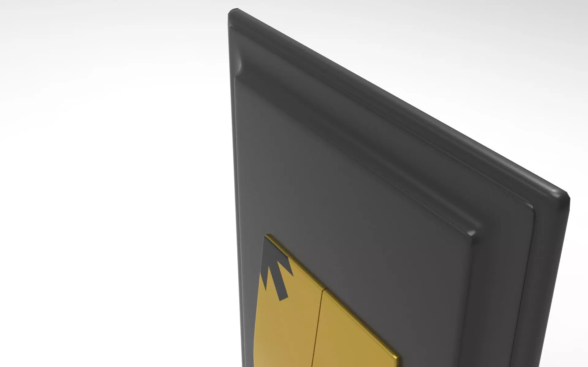 Bubi Push-Button Switch Low-poly 3D model_3