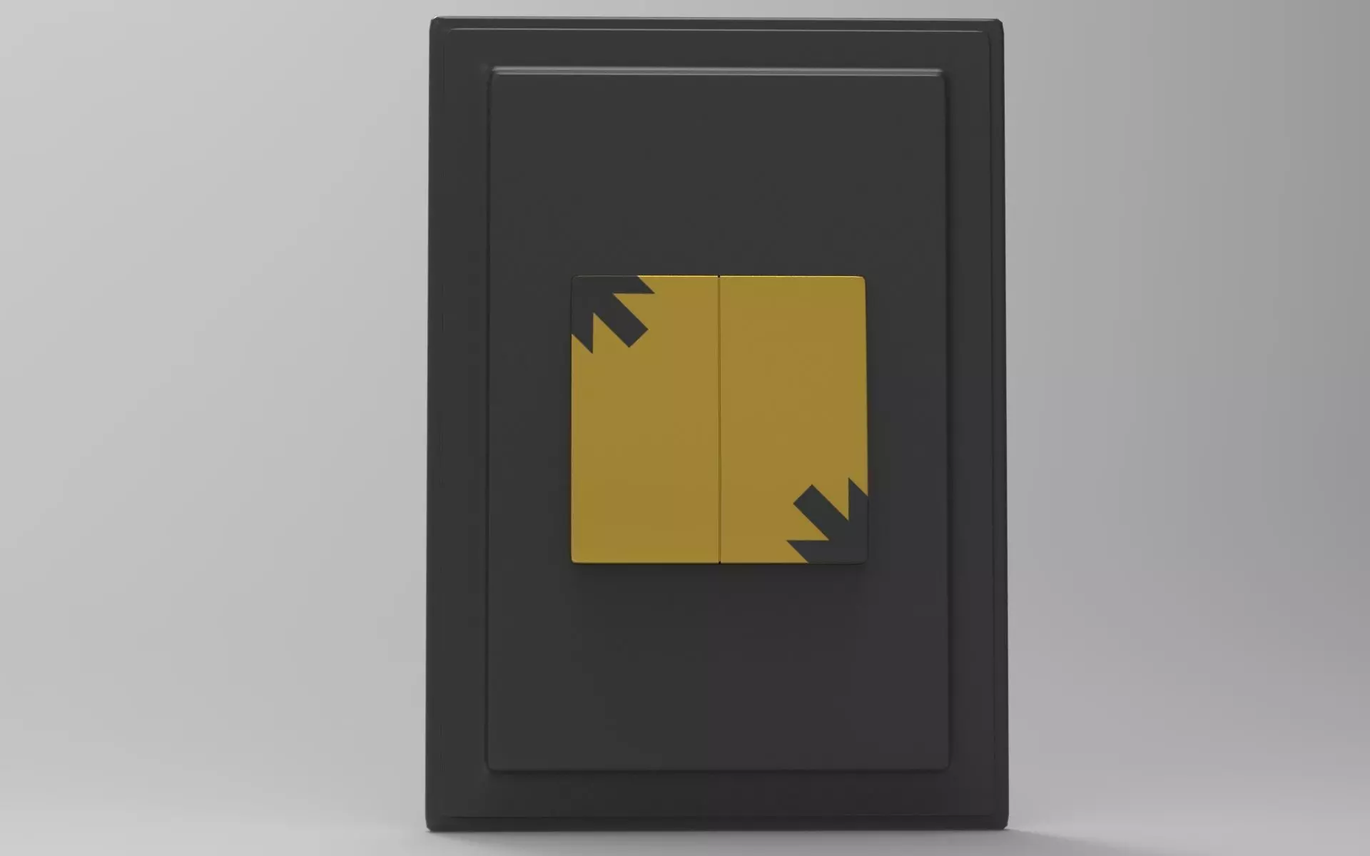 Bubi Push-Button Switch Low-poly 3D model_4