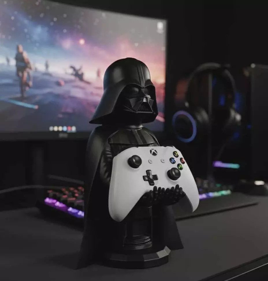 Darth Vader Controller Stand - 3D Printable Joypad Holder STL 3D print model_0