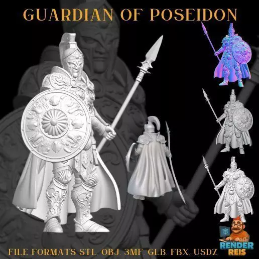 Guardian of Poseidon 3D print model_0