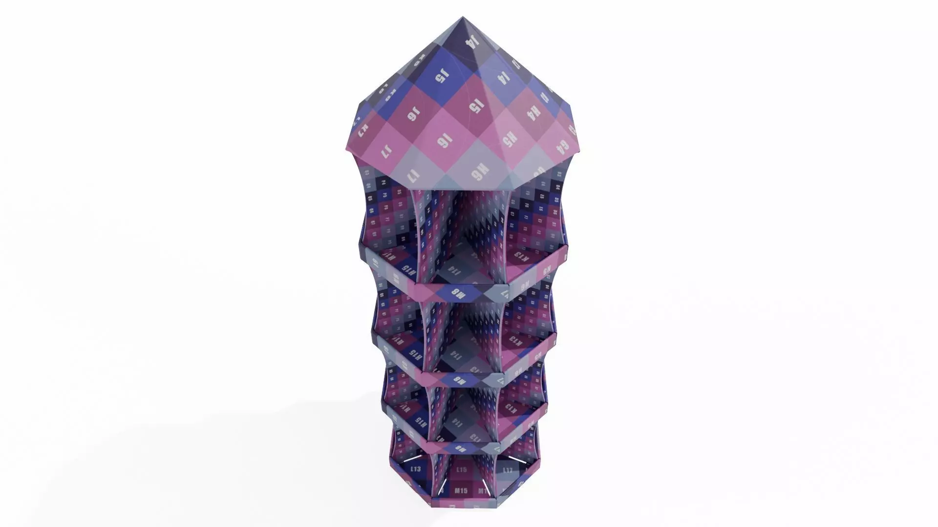 Point of Sale Cardboard Display Stand Texture_8