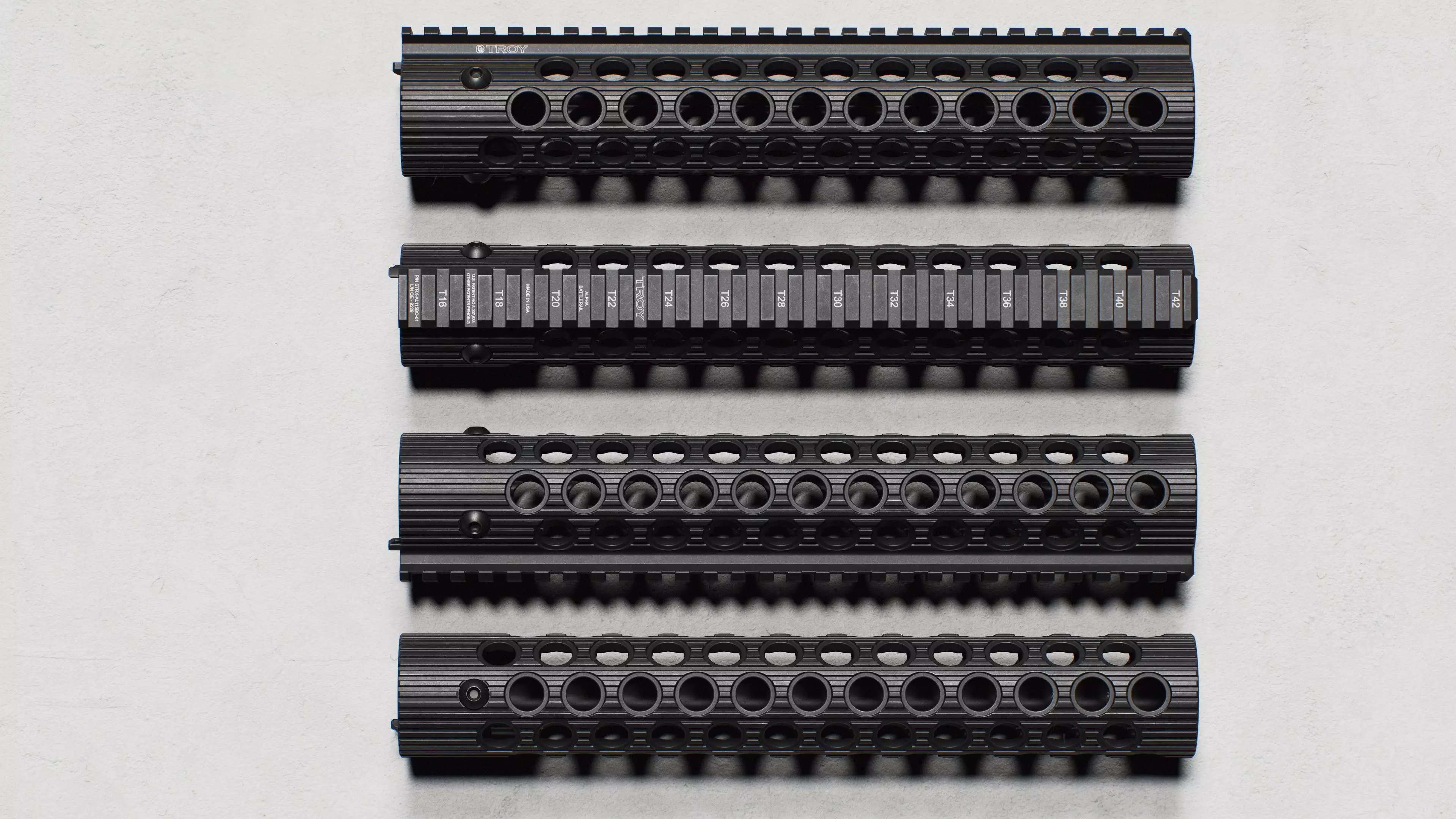 Alpha BattleRail Handguards - Replica Low-poly 3D model_12