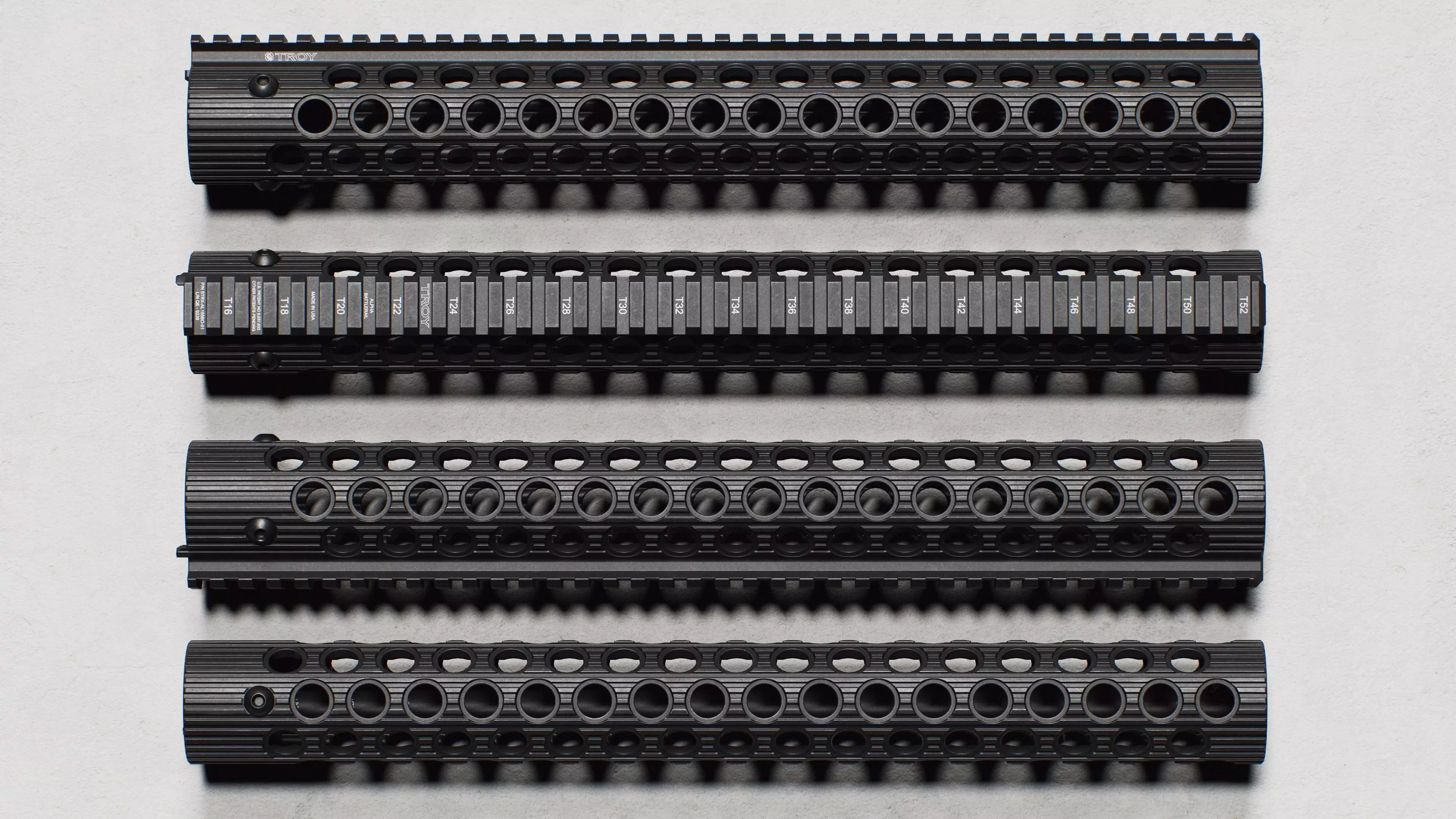 Alpha BattleRail Handguards - Replica Low-poly 3D model_16