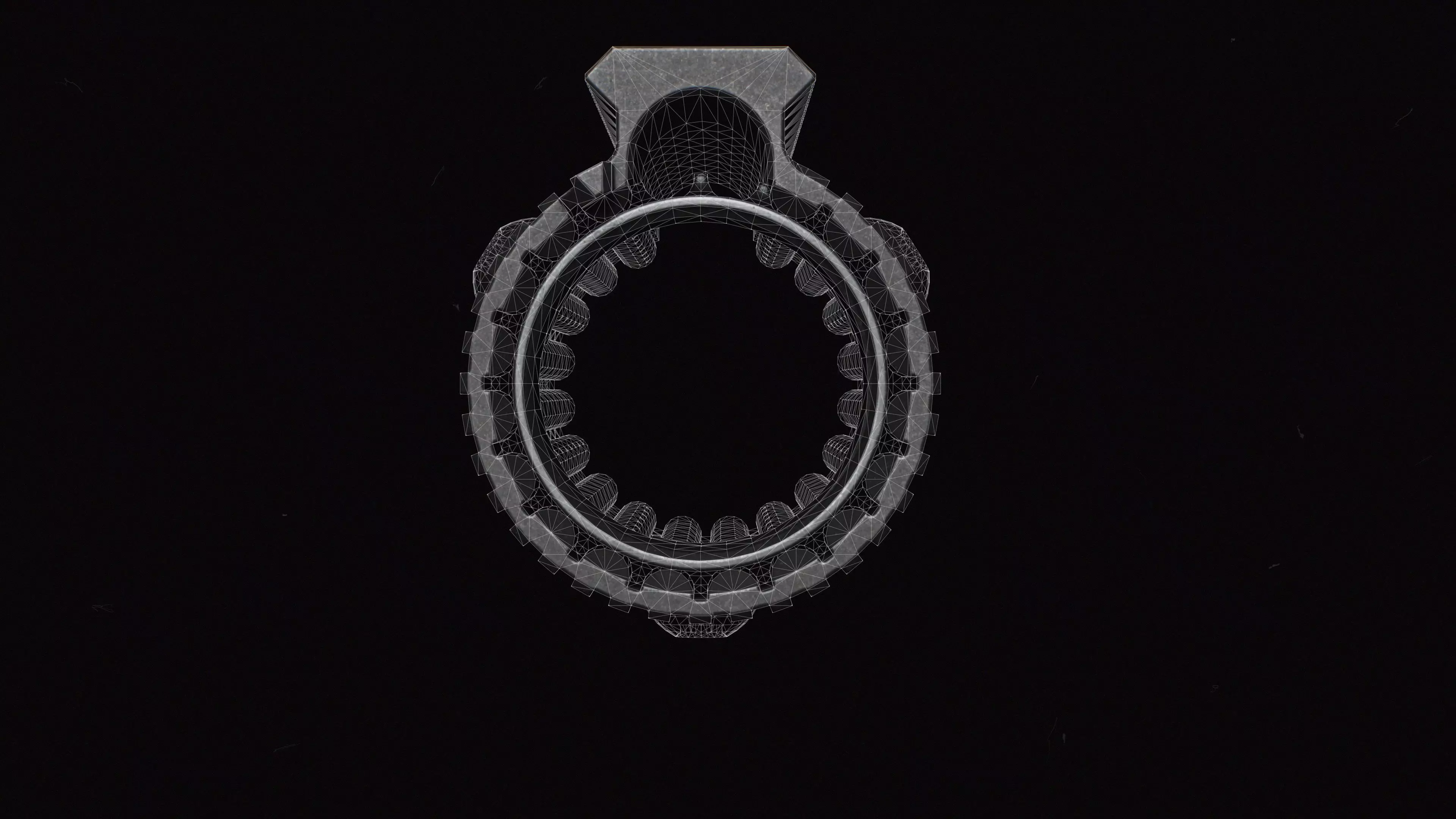 Alpha BattleRail Handguards - Replica Low-poly 3D model_26