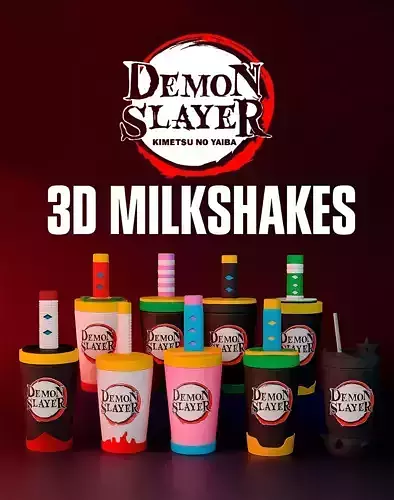 Milkshake Cup DEMON SLAYER