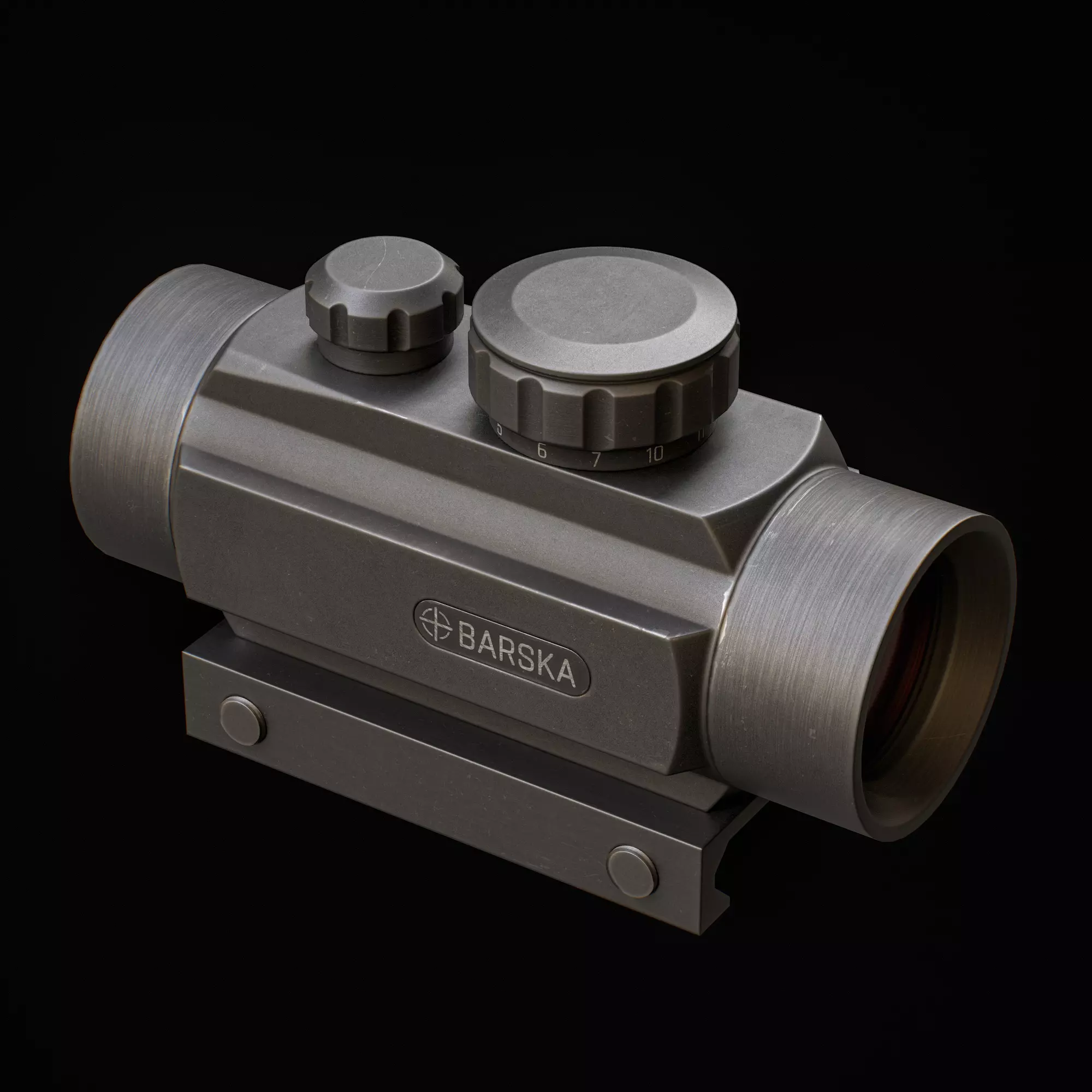 Barska Red Dot Low-poly 3D model_2