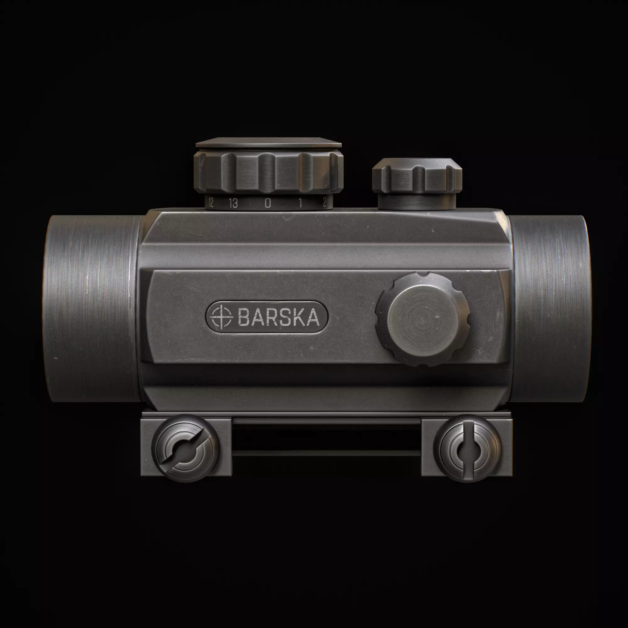 Barska Red Dot Low-poly 3D model_3