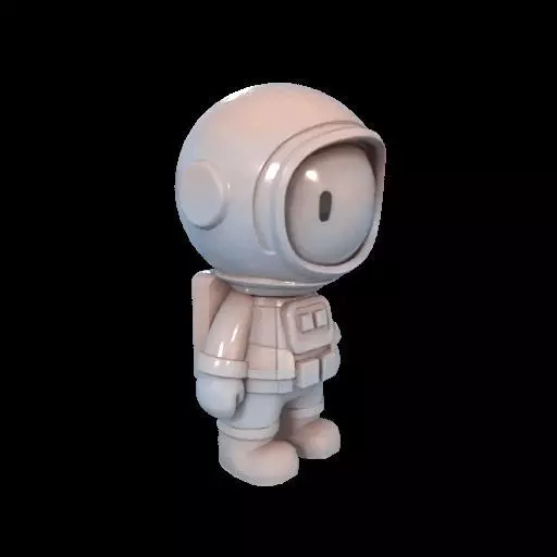 Cute Astronaut Figure 3D print model_28