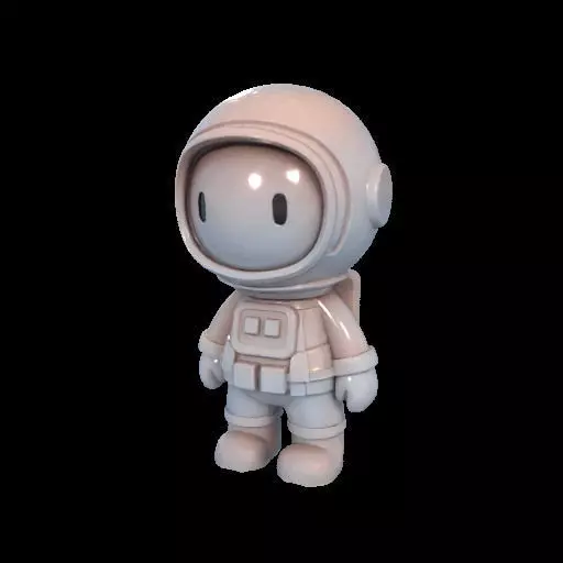 Cute Astronaut Figure 3D print model_25