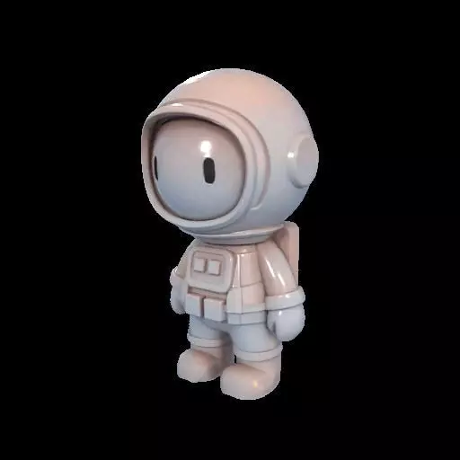 Cute Astronaut Figure 3D print model_24