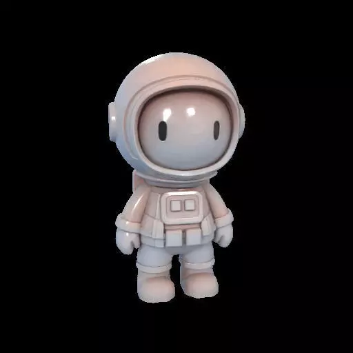 Cute Astronaut Figure 3D print model_5