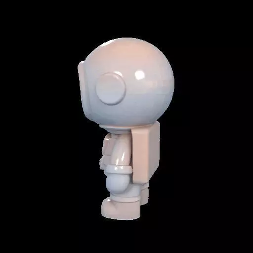 Cute Astronaut Figure 3D print model_18