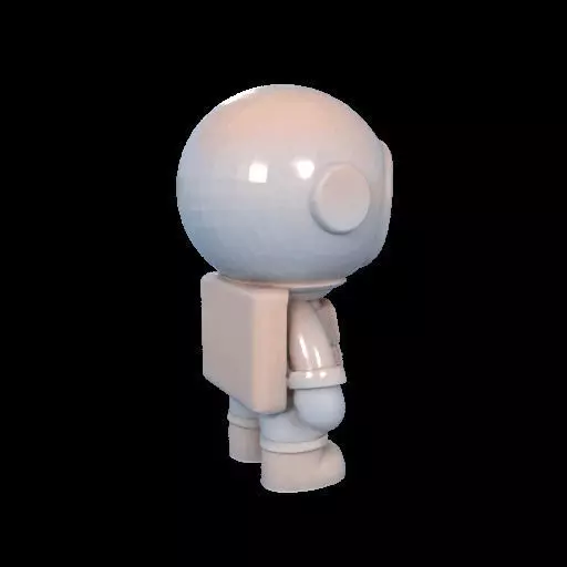 Cute Astronaut Figure 3D print model_6