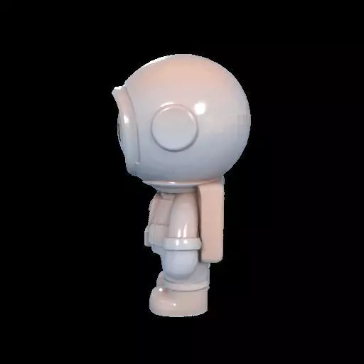 Cute Astronaut Figure 3D print model_19