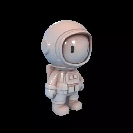 Cute Astronaut Figure 3D print model_27