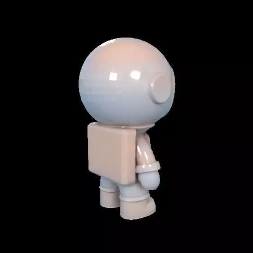 Cute Astronaut Figure 3D print model_7
