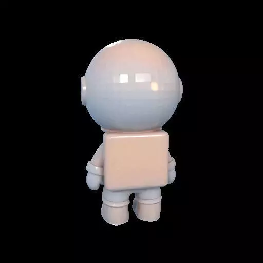 Cute Astronaut Figure 3D print model_12