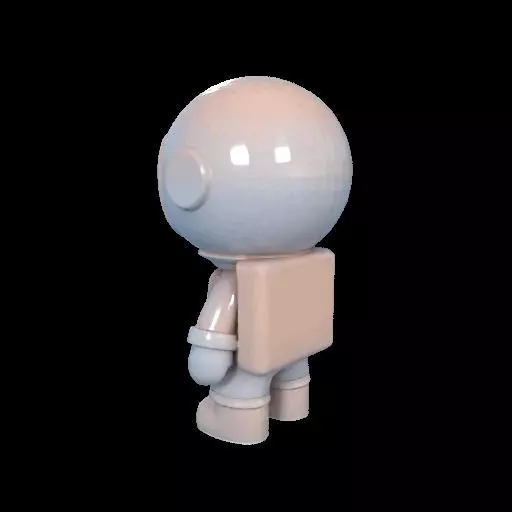 Cute Astronaut Figure 3D print model_15
